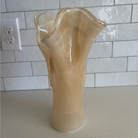 Vtg Murano Vetro Eseguito Secondo La Tecnica Dei Maestri Di Art Glass Lily Vase - Picture 4 of 9